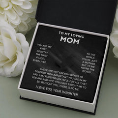 Eternal Heart Clover Necklace Pendant for Mother's Day