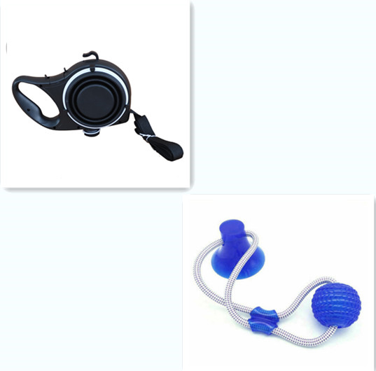 Hydra Walk Pet Leash with Water Bottle Cup