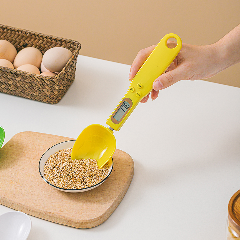 Digital Kitchen Measuring Spoon Scale with LCD Display