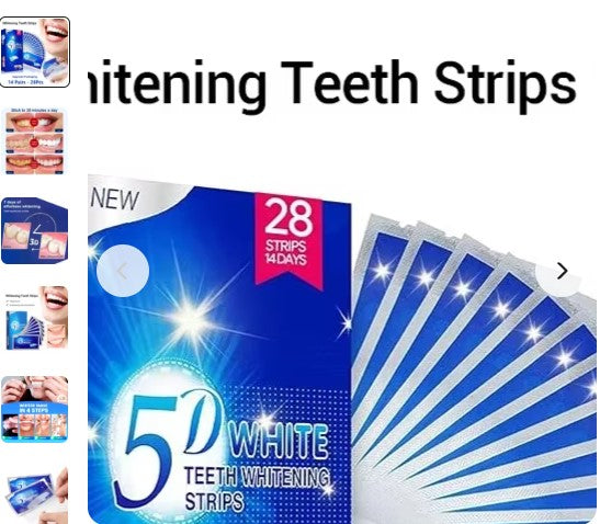 v34 Gel Teeth Whitening Strips