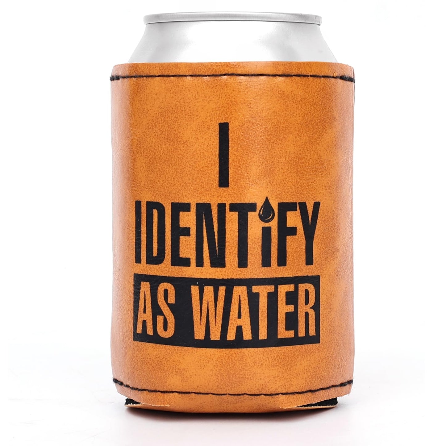 Dad Leather Can Cooler 12 OZ