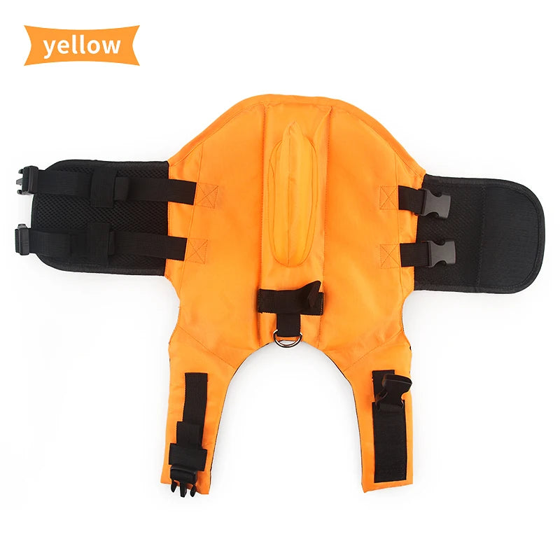 Dog Life Vest Summer Shark Pet Life Jacket Dog Clothes Dogs Swimwear Pets Swimming Suit
