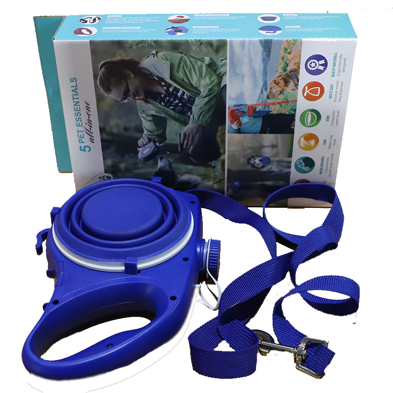 Hydra Walk Pet Leash with Water Bottle Cup
