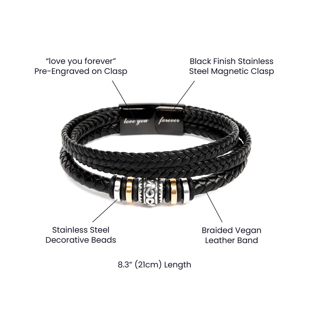 To My Stepdad Gift of Life – Bracelet