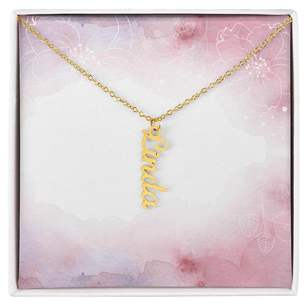 Personalized multi name necklace