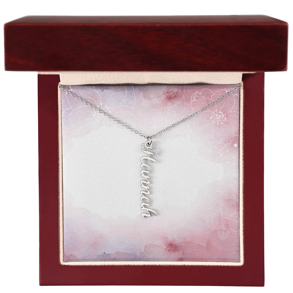 Personalized multi name necklace