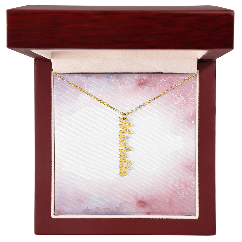 Personalized multi name necklace