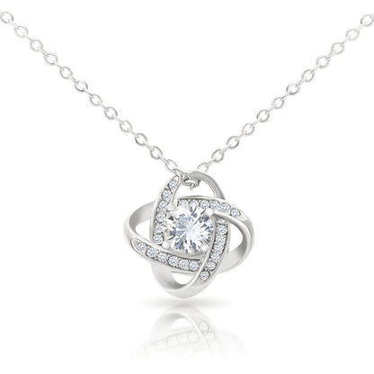 Eternal Heart Clover Necklace Pendant for Mother's Day