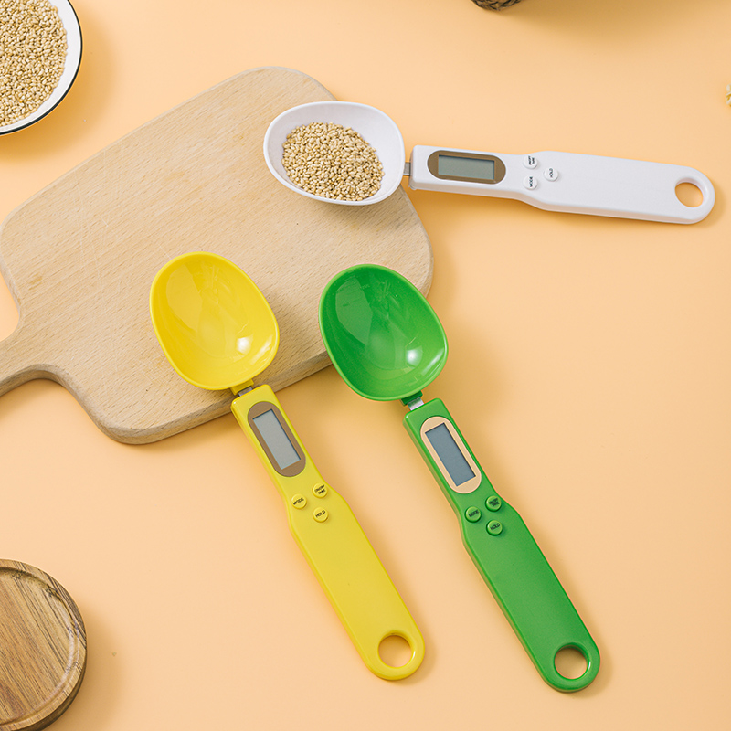 Digital Kitchen Measuring Spoon Scale with LCD Display